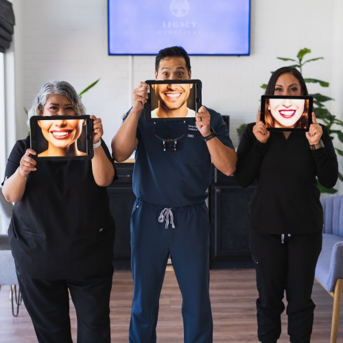 Dental office waiting room and beverage bar