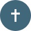 Christian faith cross symbol